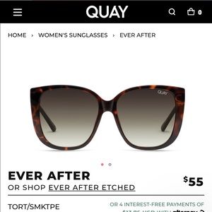 QUAY sunglasses! New with tags! Never been worn!